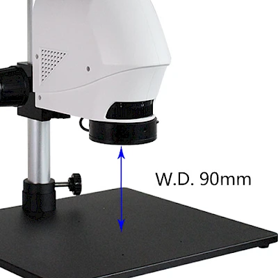 Working Distance of HVS-300P