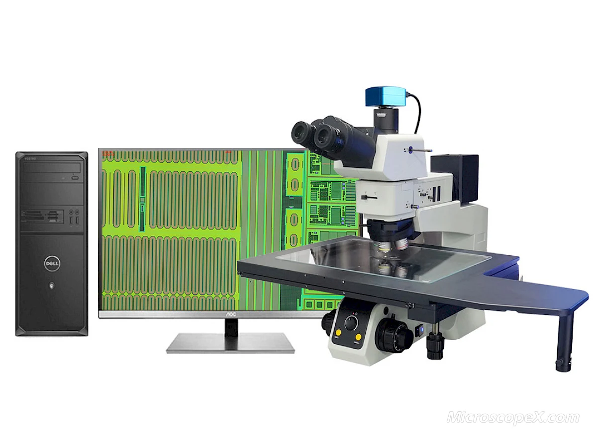 CM120BD Metallurgical Microscope with its USB Camera