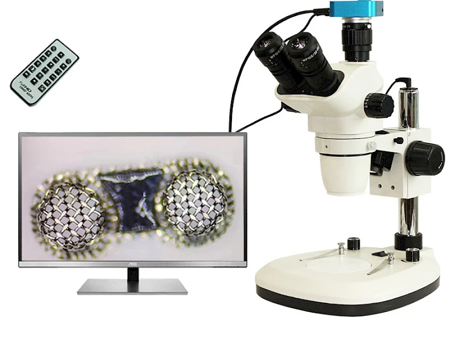 HD1600 with its connected Stereo Microscope