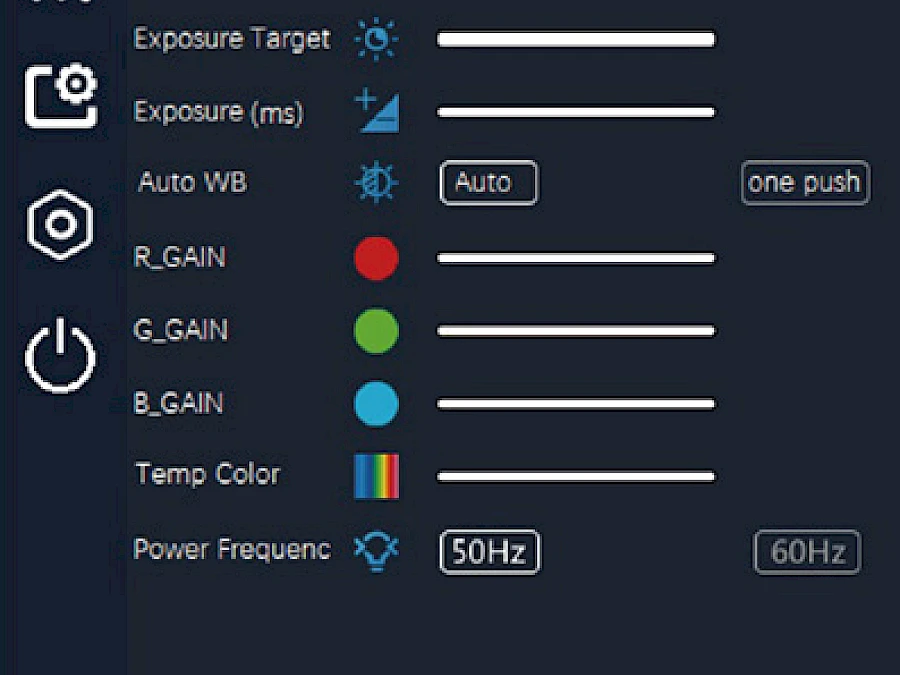 Software of HD-4KLD Camera