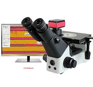 VM2400I 50X-1000X Coded Nosepiece Trinocular Inverted Metallurgical Microscope with Brightness Memory Function for Wafer Inspection