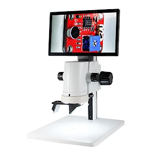 3D Electron USB LCD Screen Digital Video Stereo Microscope Intergrated Measuring Software Camera & LED Illuminator