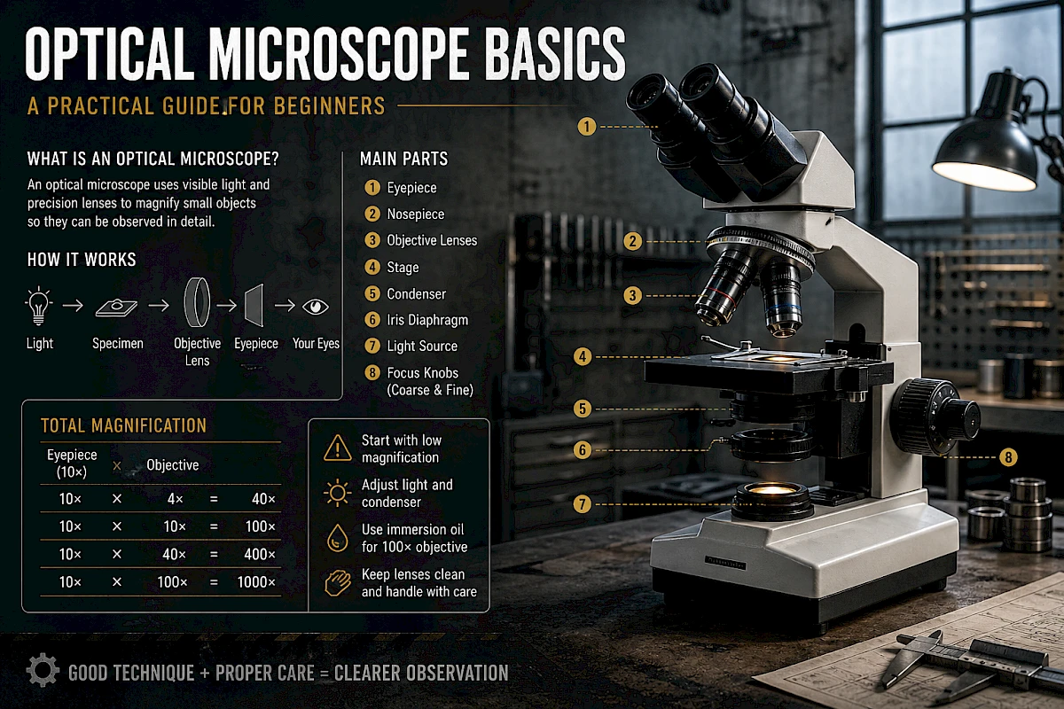 Optical Microscope Basics: A Practical Guide for Beginners