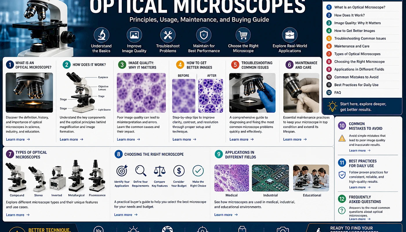 Ultimate Guide to Optical Microscopes: Principles, Usage, Maintenance, and Buying Guide