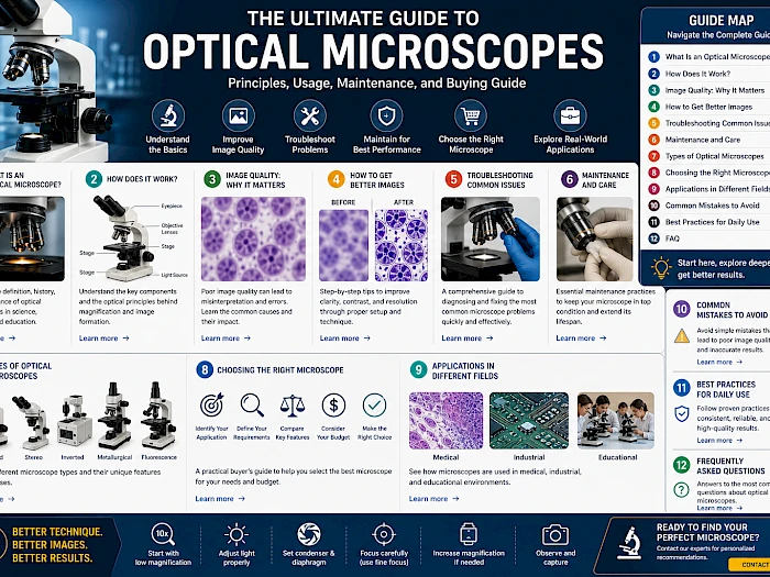 Ultimate Guide to Optical Microscopes: Principles, Usage, Maintenance, and Buying Guide