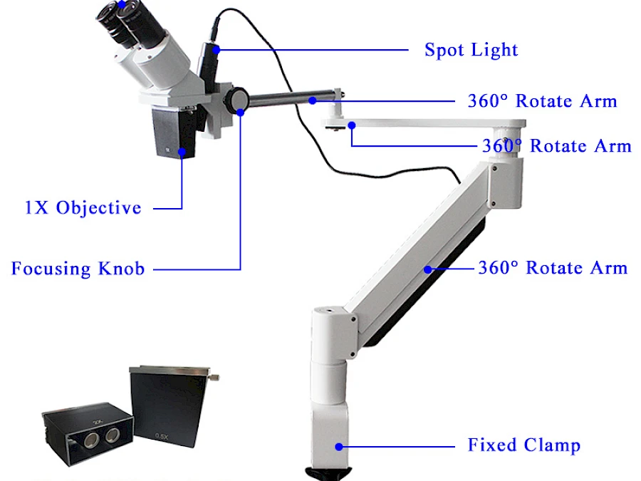 Structure of VMS102DS Dental Microscope