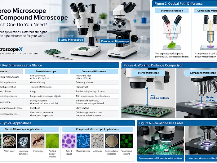 Stereo Microscope vs Compound Microscope: Which One Do You Need?
